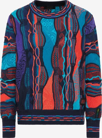 Carlo Colucci Sweater ' Conteduc ' in Mixed colors: front