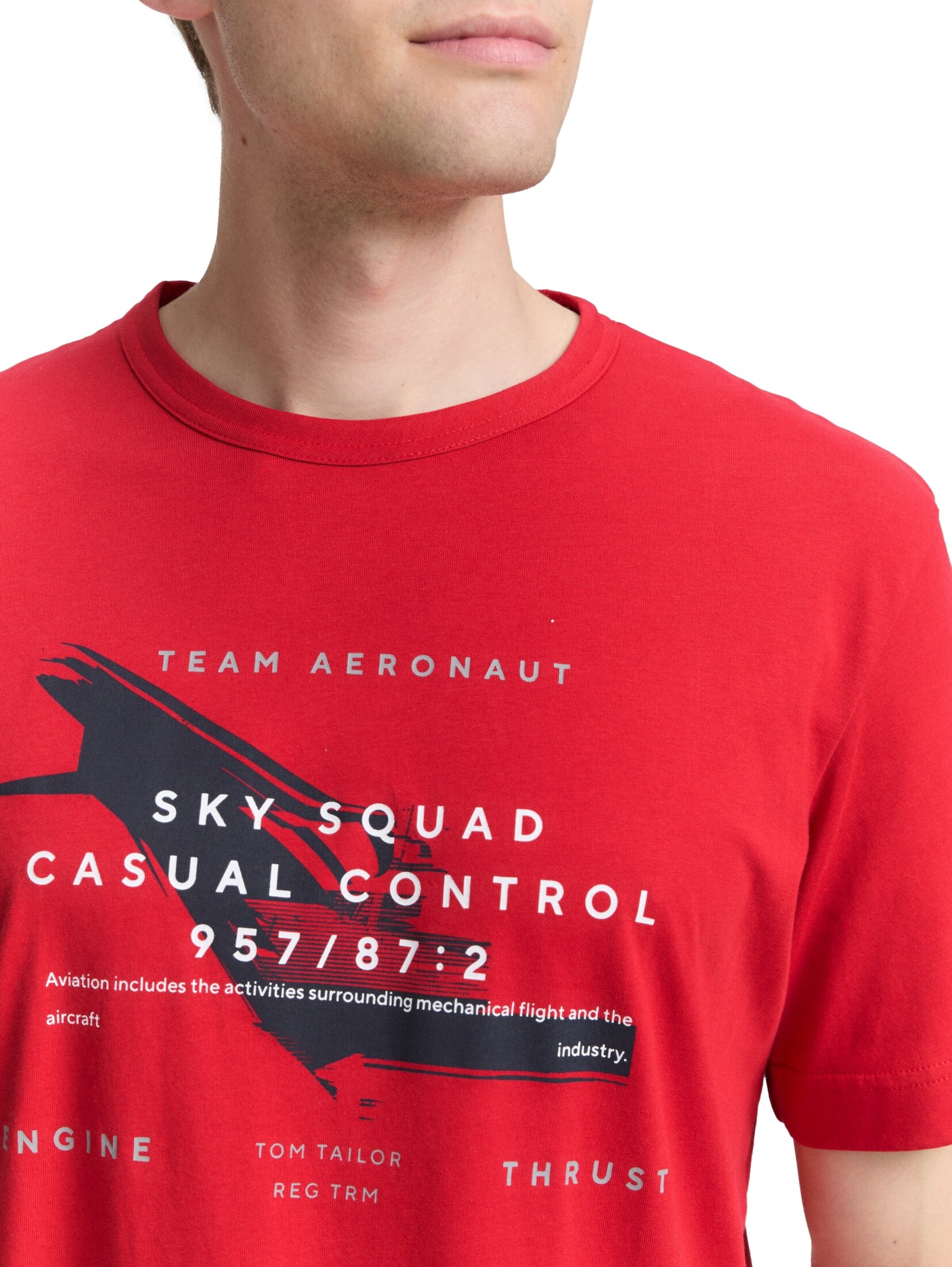 TOM TAILOR Shirt in Red