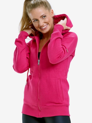 Winshape - Sudadera con cremallera deportiva 'J005' en rosa