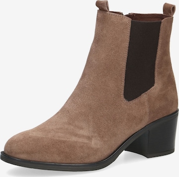 CAPRICE Chelsea Boots in Braun: predná strana