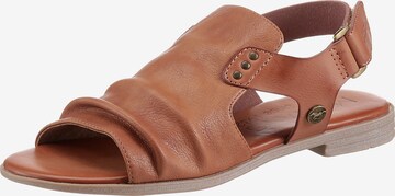 MUSTANG Sandals in Brown: front