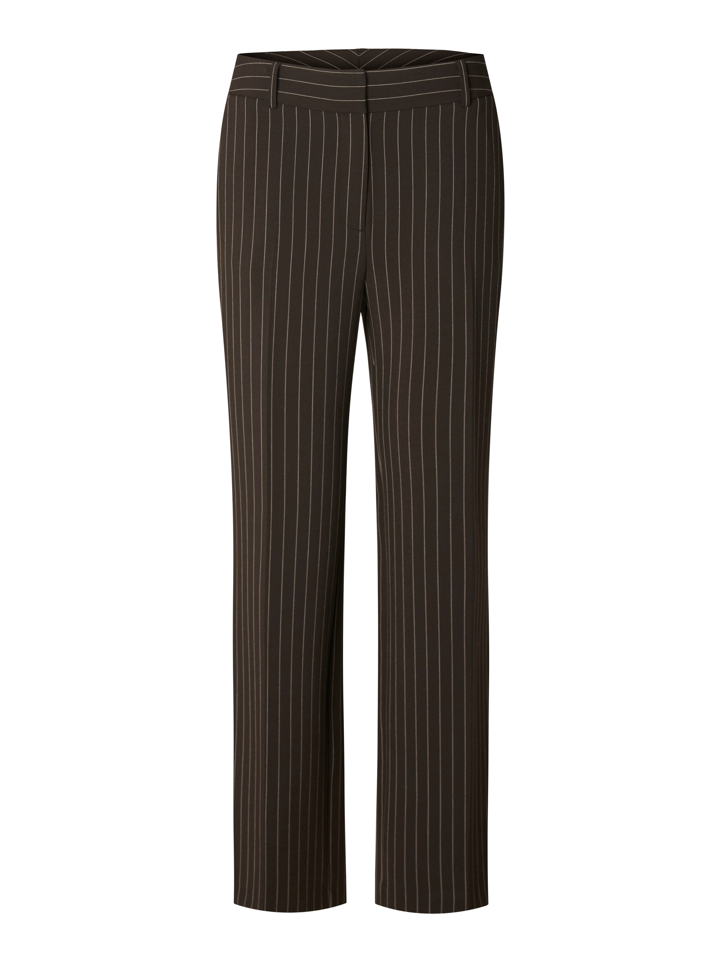 Pantalon à plis 'SLFRITA' SELECTED en marron : devant