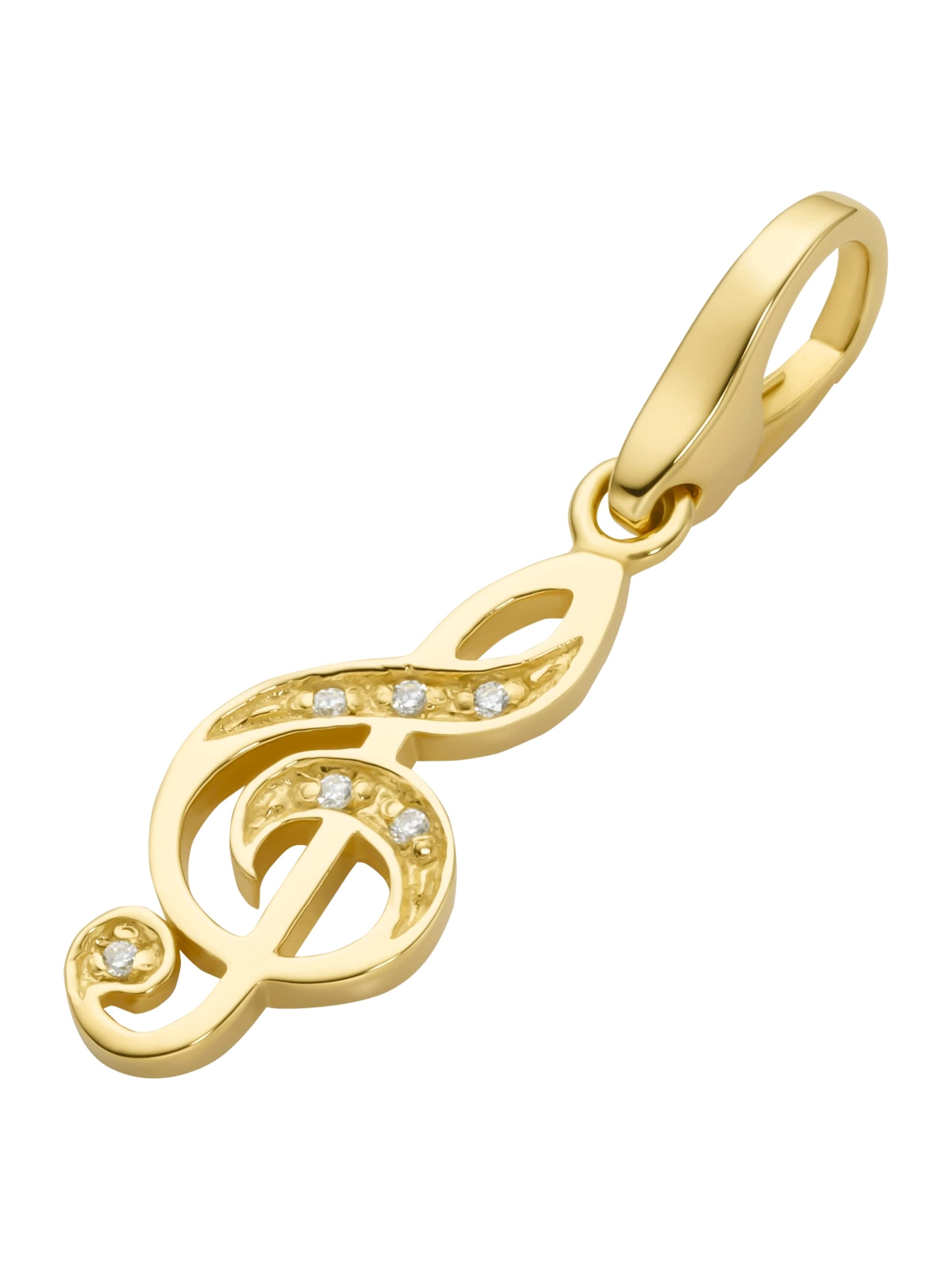 Pendentif Giorgio Martello Milano en or : devant