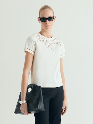 Scalpers T-shirt i beige