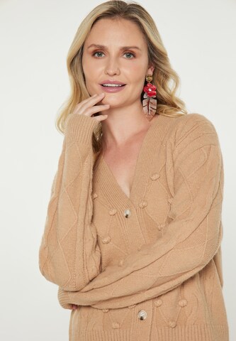 usha FESTIVAL Gebreid vest in Beige