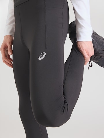 ASICS Skinny Workout Pants 'ROAD' in Black
