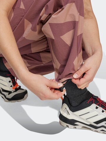 ADIDAS TERREX Regular Outdoor trousers 'Xploric' in Pink