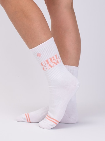 J.Clay Sokken in Lila: voorkant