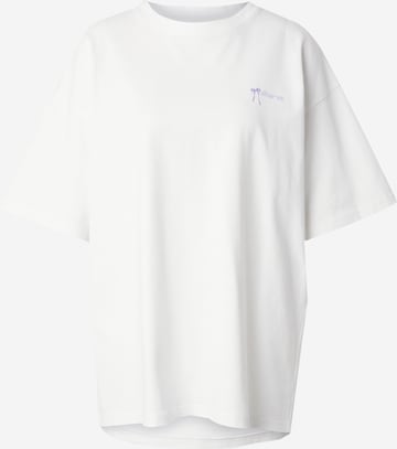 balta millane Marškinėliai: priekis