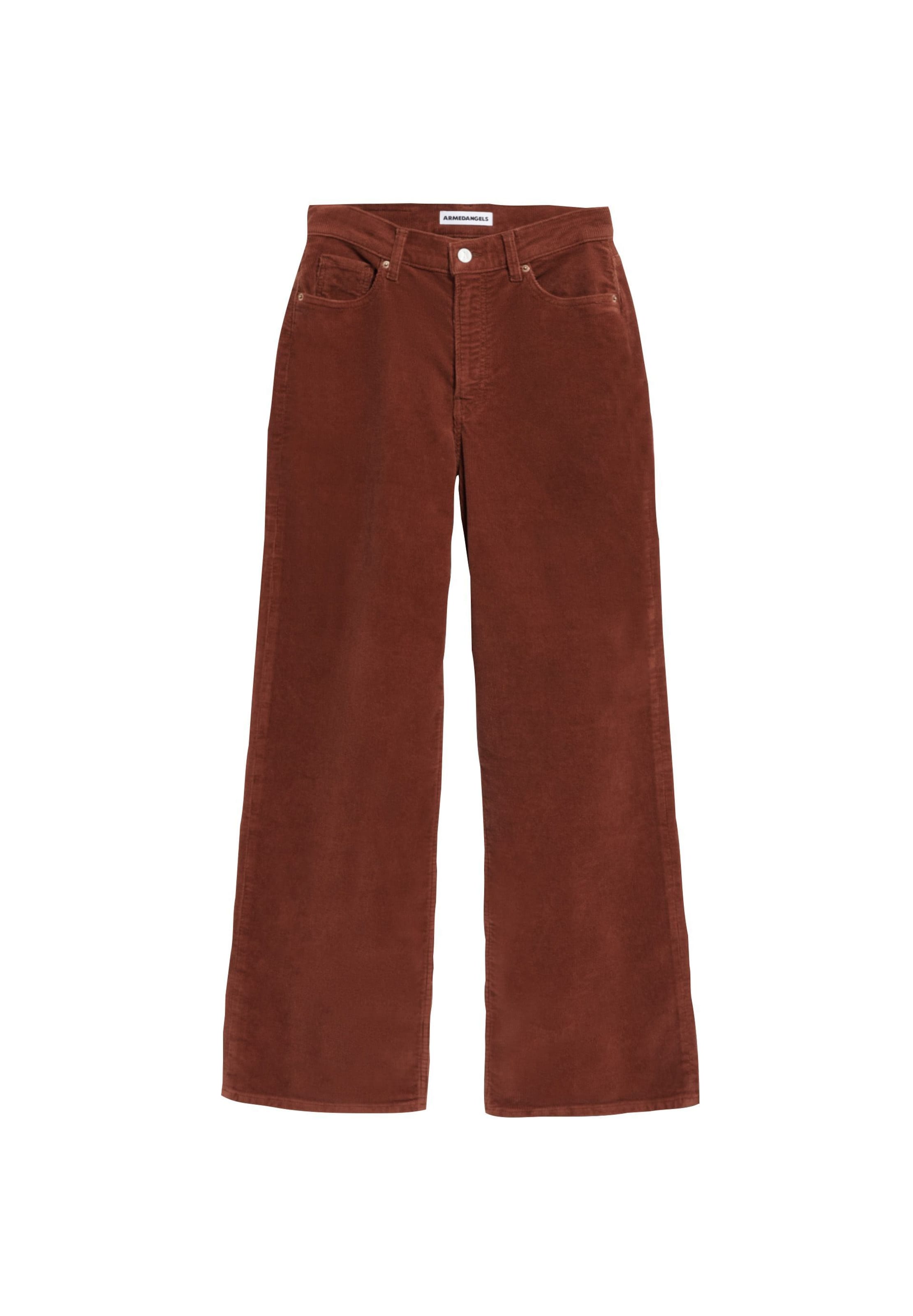 ARMEDANGELS Regular Broek in Rood: voorkant