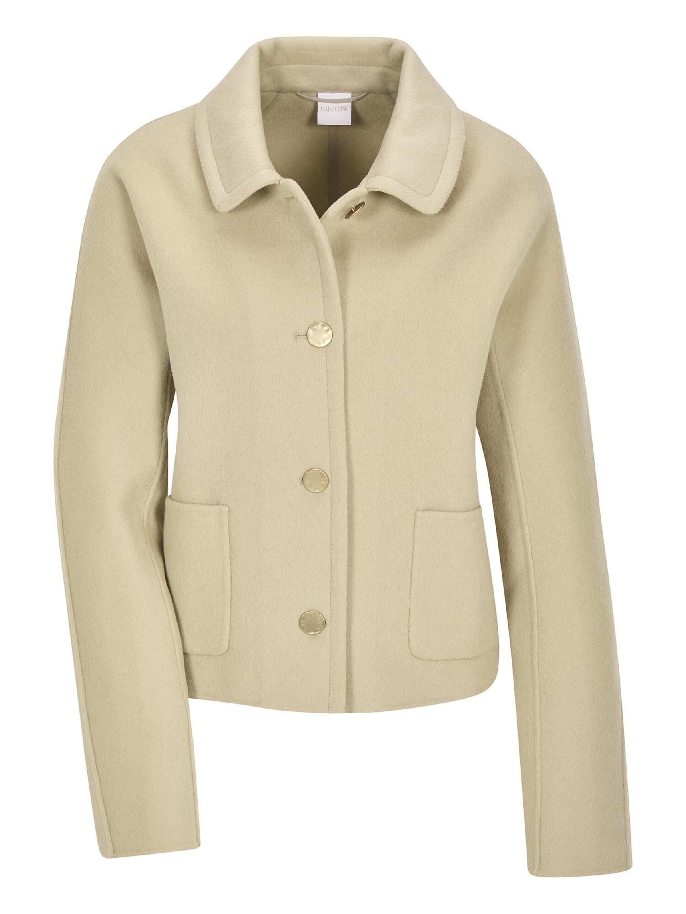 MADELEINE Tussenjas in Beige: voorkant