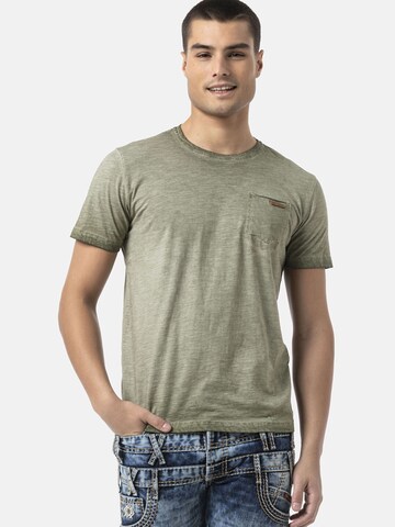 CIPO & BAXX Shirt in Green: front