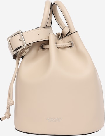 Seidenfelt Manufaktur Beuteltasche 'Sollia Hobo' in Beige: predná strana