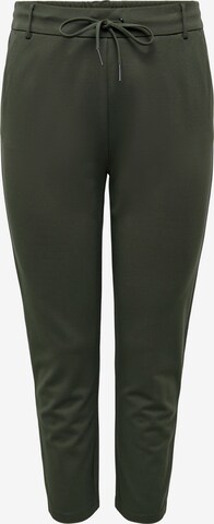 Pantalon 'Goldtrash' ONLY Carmakoma en vert : devant