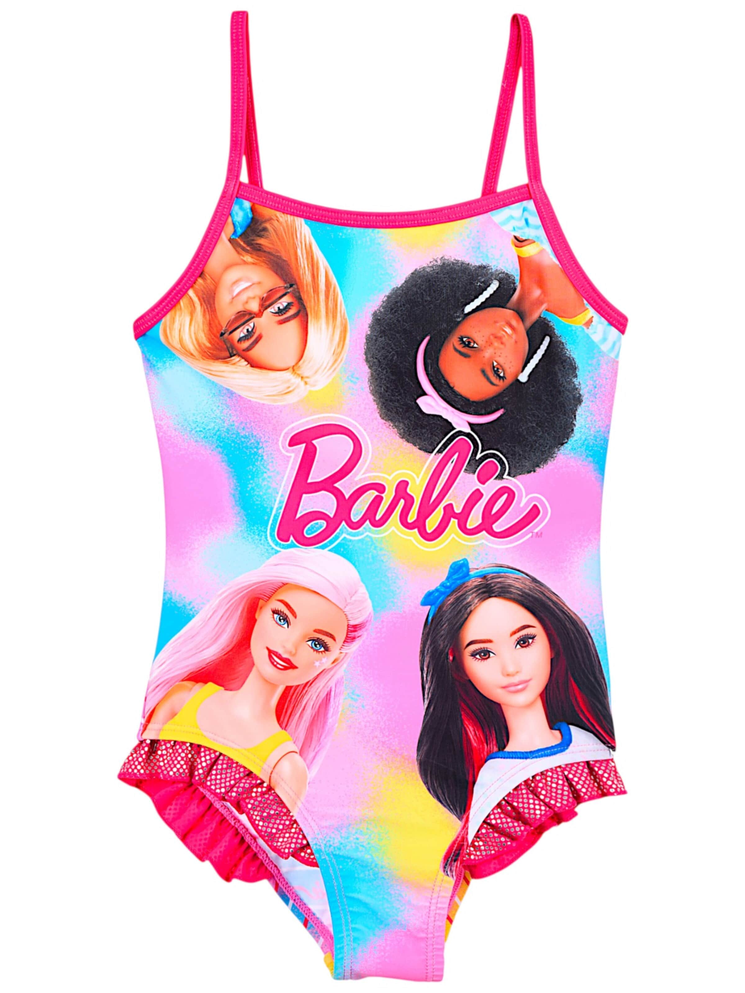 BARBIE Swimsuit 'Barbie Badeanzug' in Pink: front