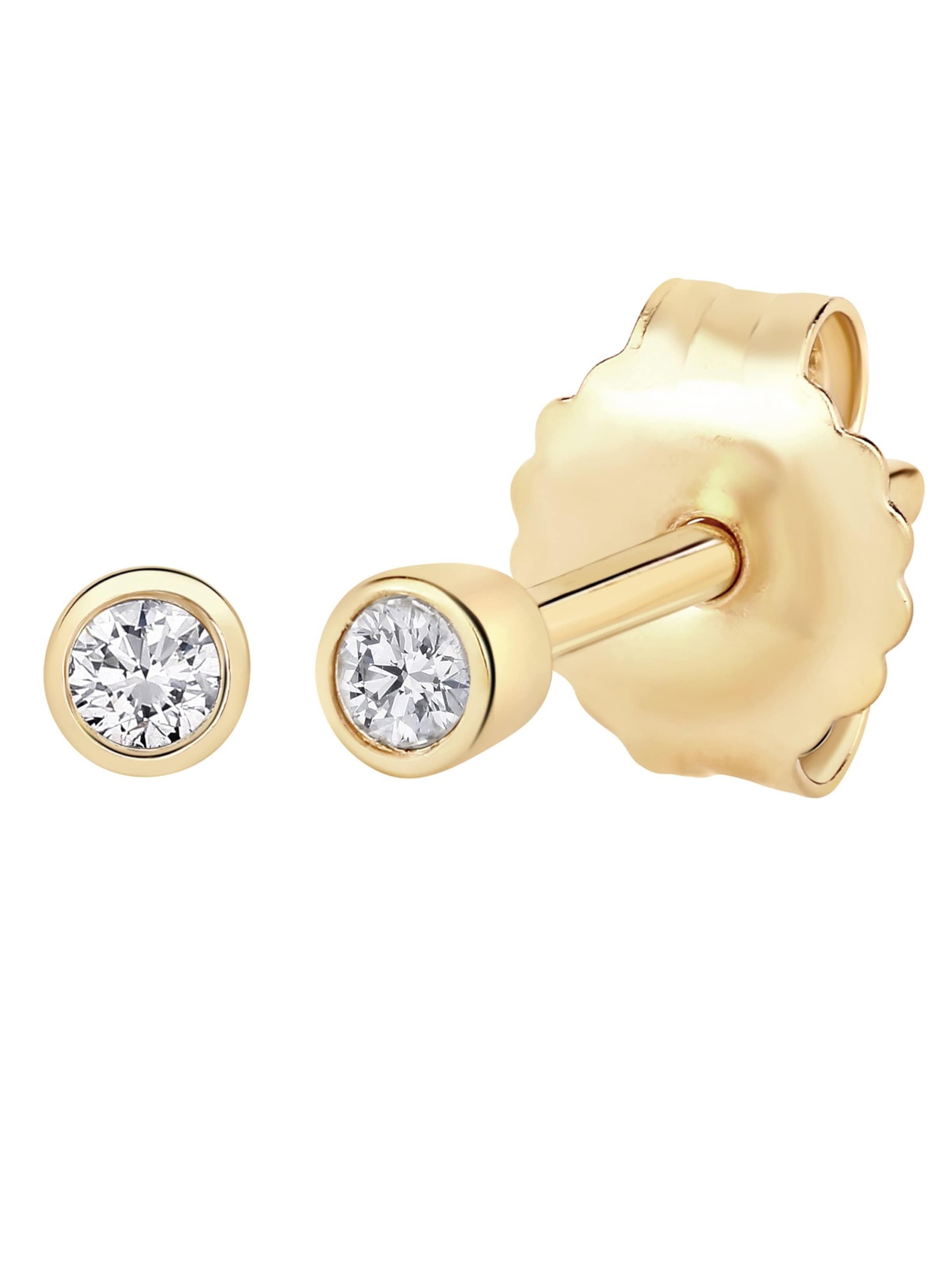Boucles d'oreilles Glanzstücke München en or : devant