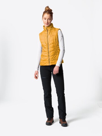 VAUDE Sportbodywarmer 'Moena' in Geel