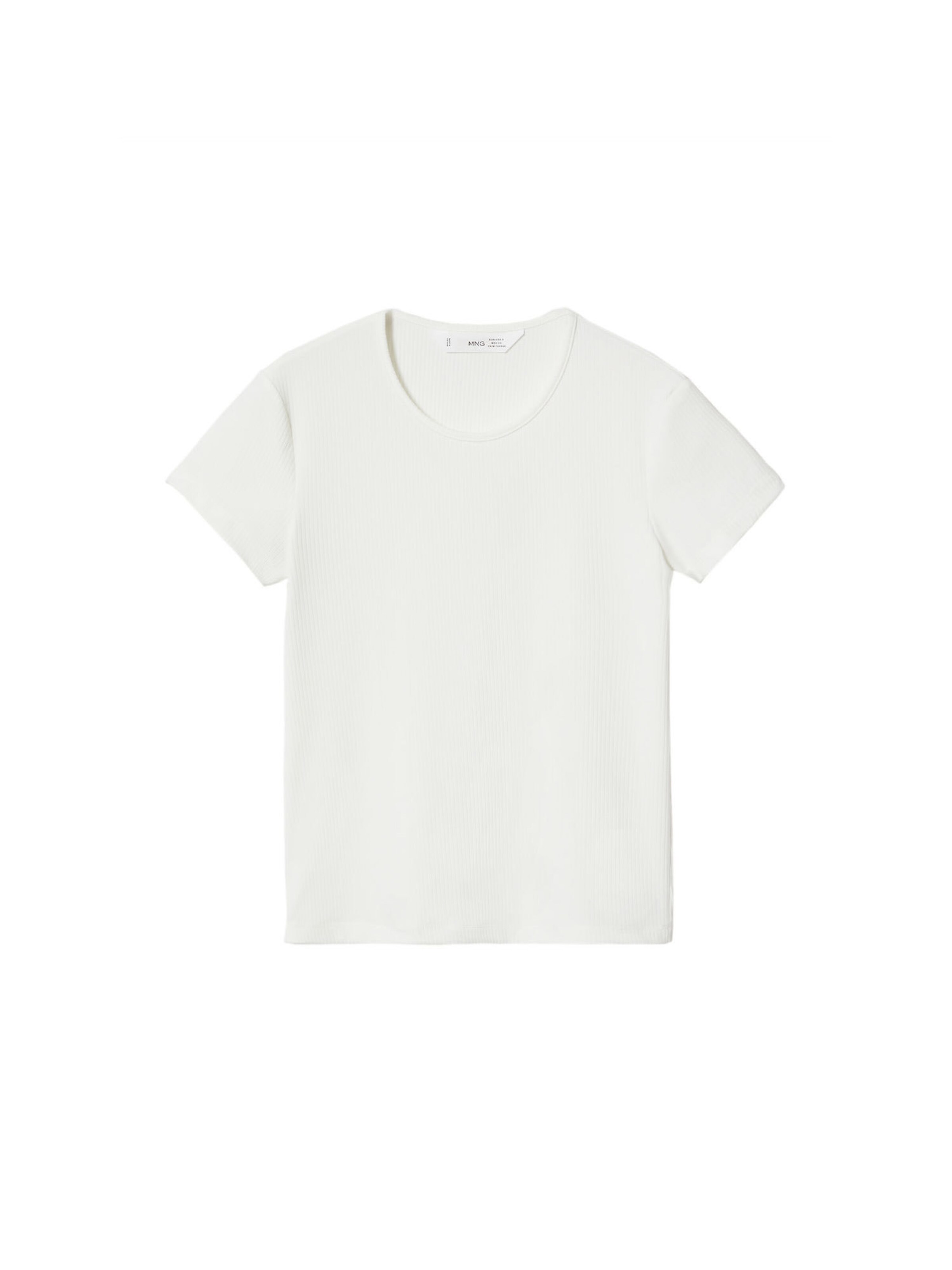 Mango Kleidung Tops & Shirts Shirts Baumwoll-T-Shirt mit Motiv 