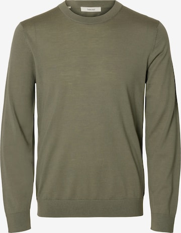 SELECTED Neulepaita 'SLHTRAY' värissä harmaa: etupuoli