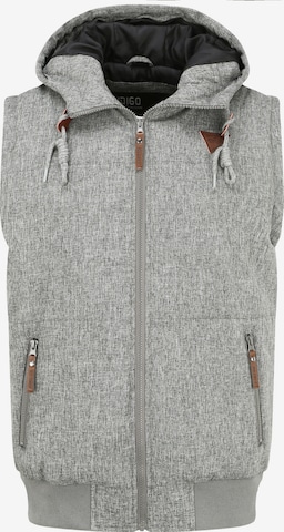 INDICODE JEANS Vest 'Lecter' in Grey: front