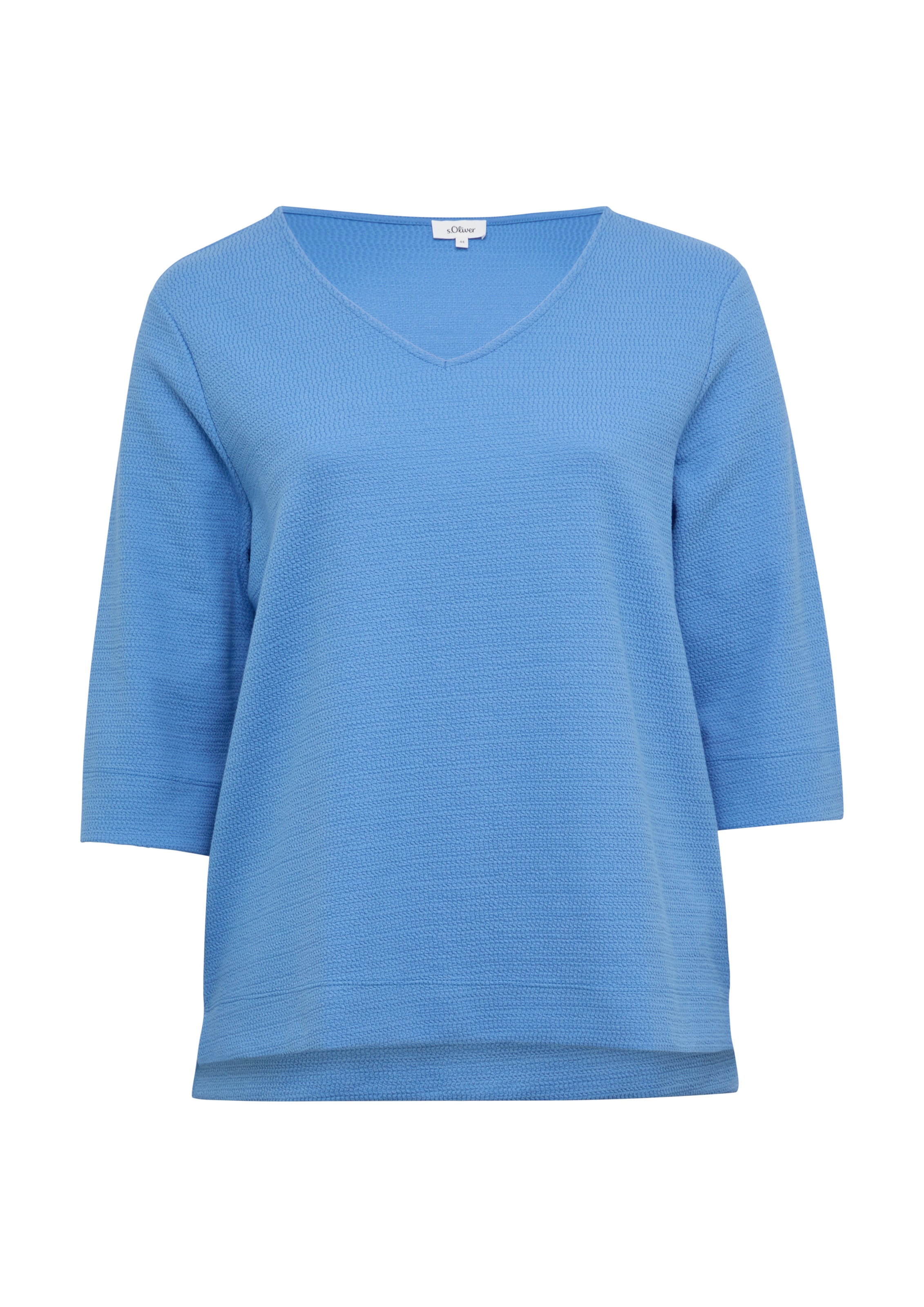 s.Oliver Red Label Plus Sweatshirt in Blauw: voorkant