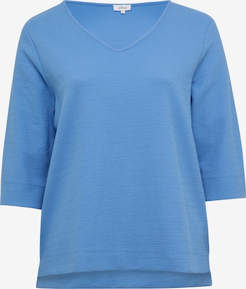 Sweat-shirt s.Oliver en bleu : devant