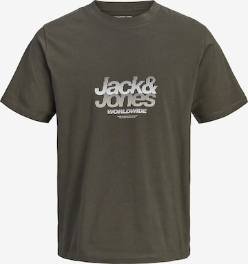 JACK & JONES Bluser & t-shirts 'JCOECHO' i grøn: forside
