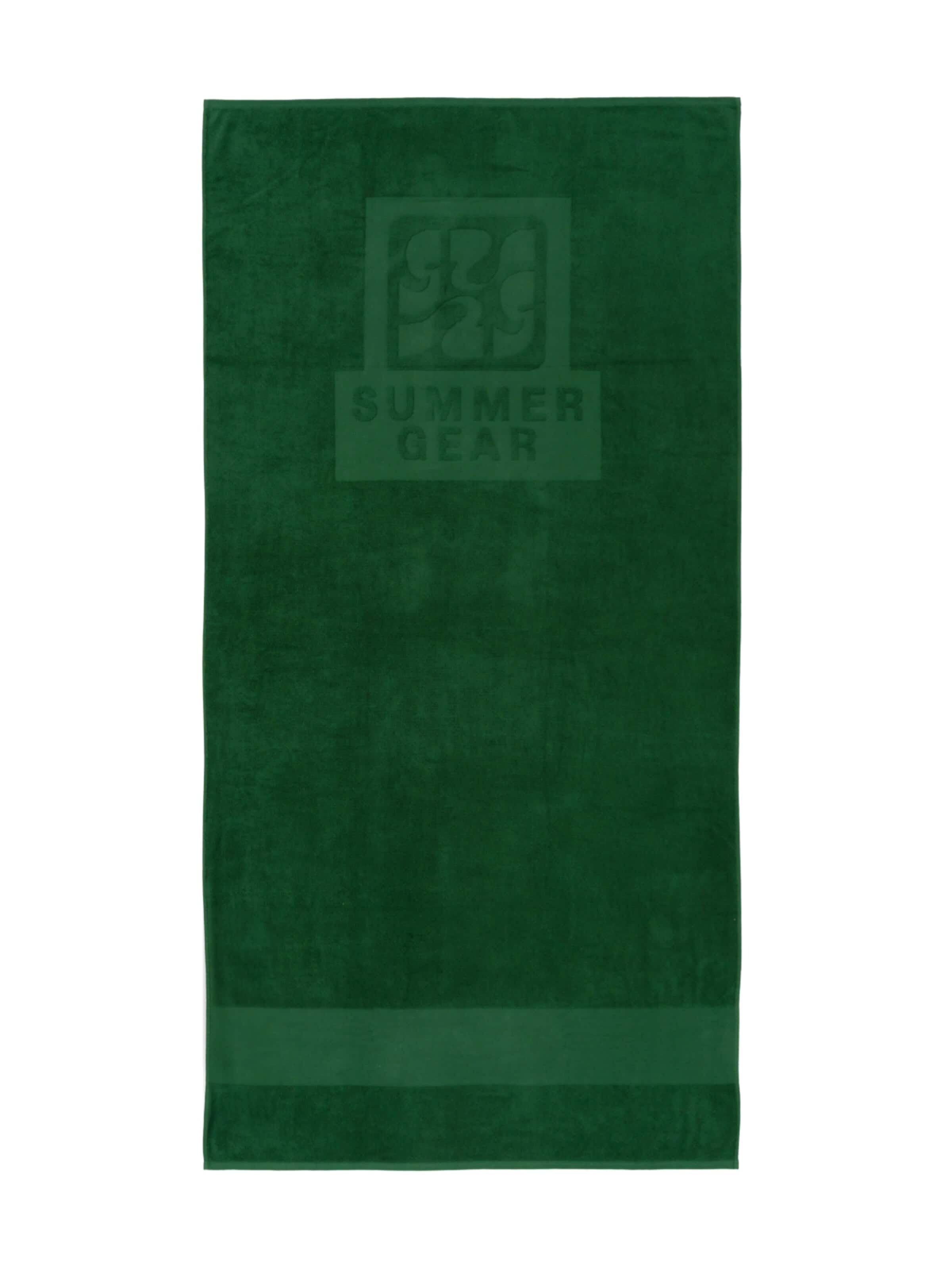 SummerGear Beach towel 'Coast 100 X 200 cm' in Green: front