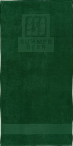 Serviette de plage 'Coast 100 X 200 cm' SummerGear en vert : devant