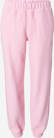 ADIDAS ORIGINALS - Tapered Calças 'Loungewear Sweat' em rosa: frente