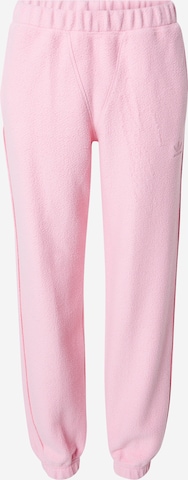 ADIDAS ORIGINALS Avsmalnet Bukse 'Loungewear Sweat' i rosa: forside