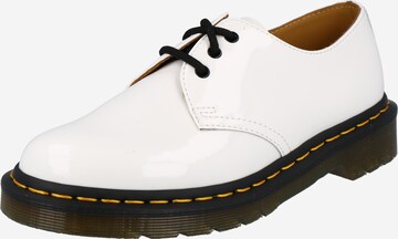 Dr. Martens - Zapatos con cordón en blanco: frente