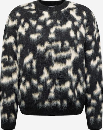 TOPMAN Sweater in Black: front