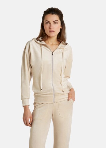 Nicowa Sweatjacke 'Compano' in Beige: predná strana