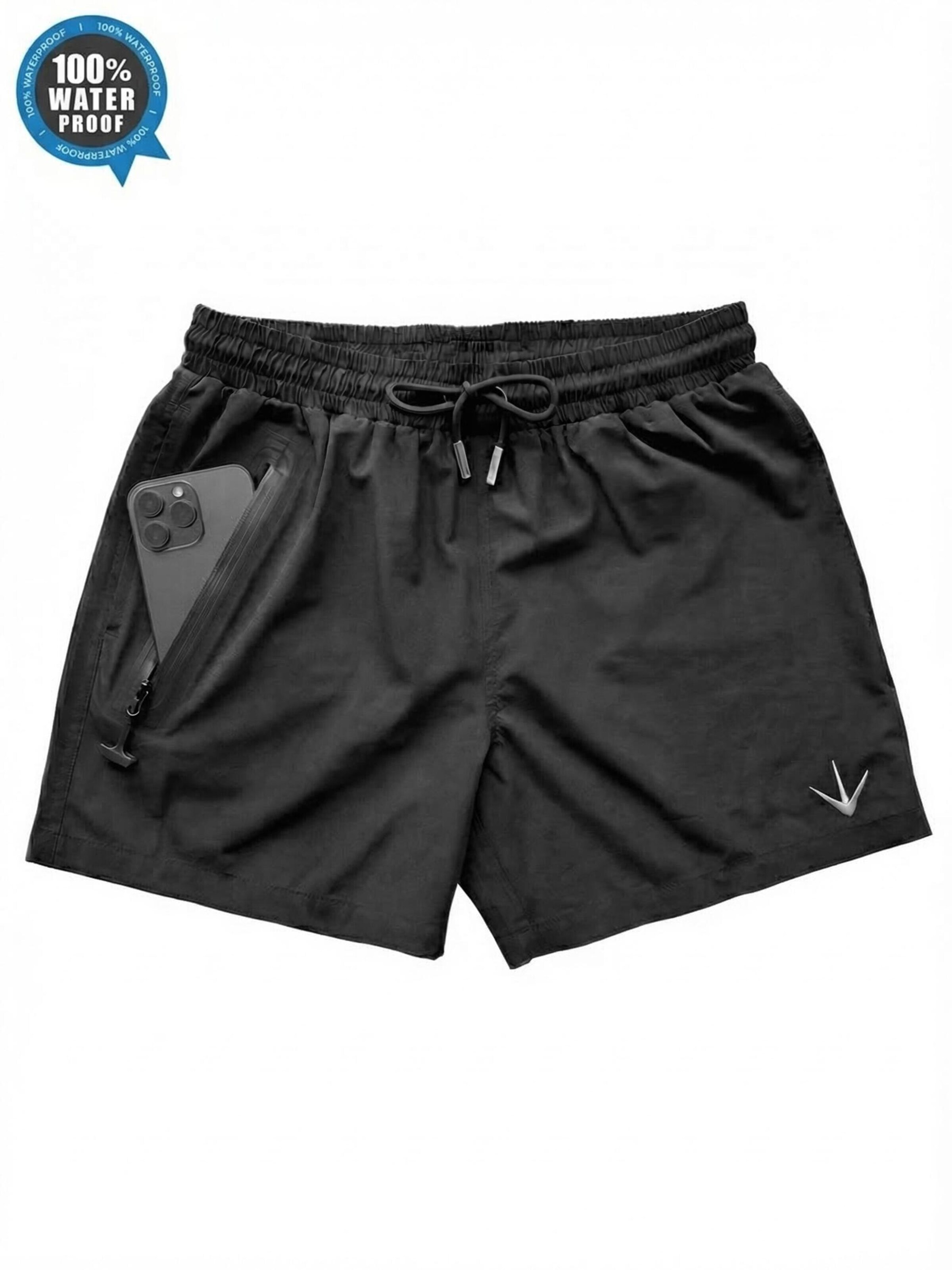 Garados Swim Swimming shorts '100% waterproof bag' in Black: front