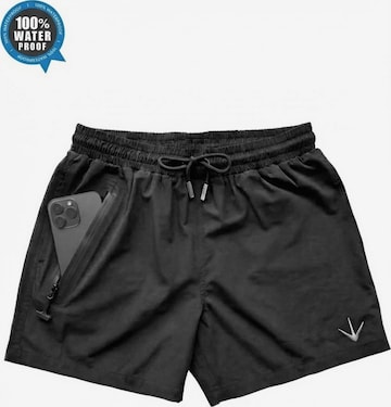 Garados Swim - Bermudas '100% waterproof bag' en negro: frente