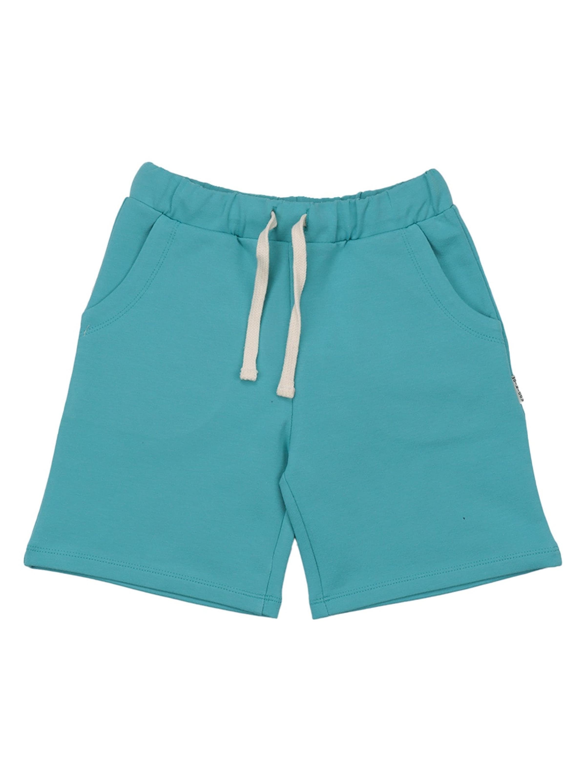 Walkiddy Regular Hose 'Walkiddy - Mystic Lagoon Shorts'‌‌ in Grün: Vorderseite