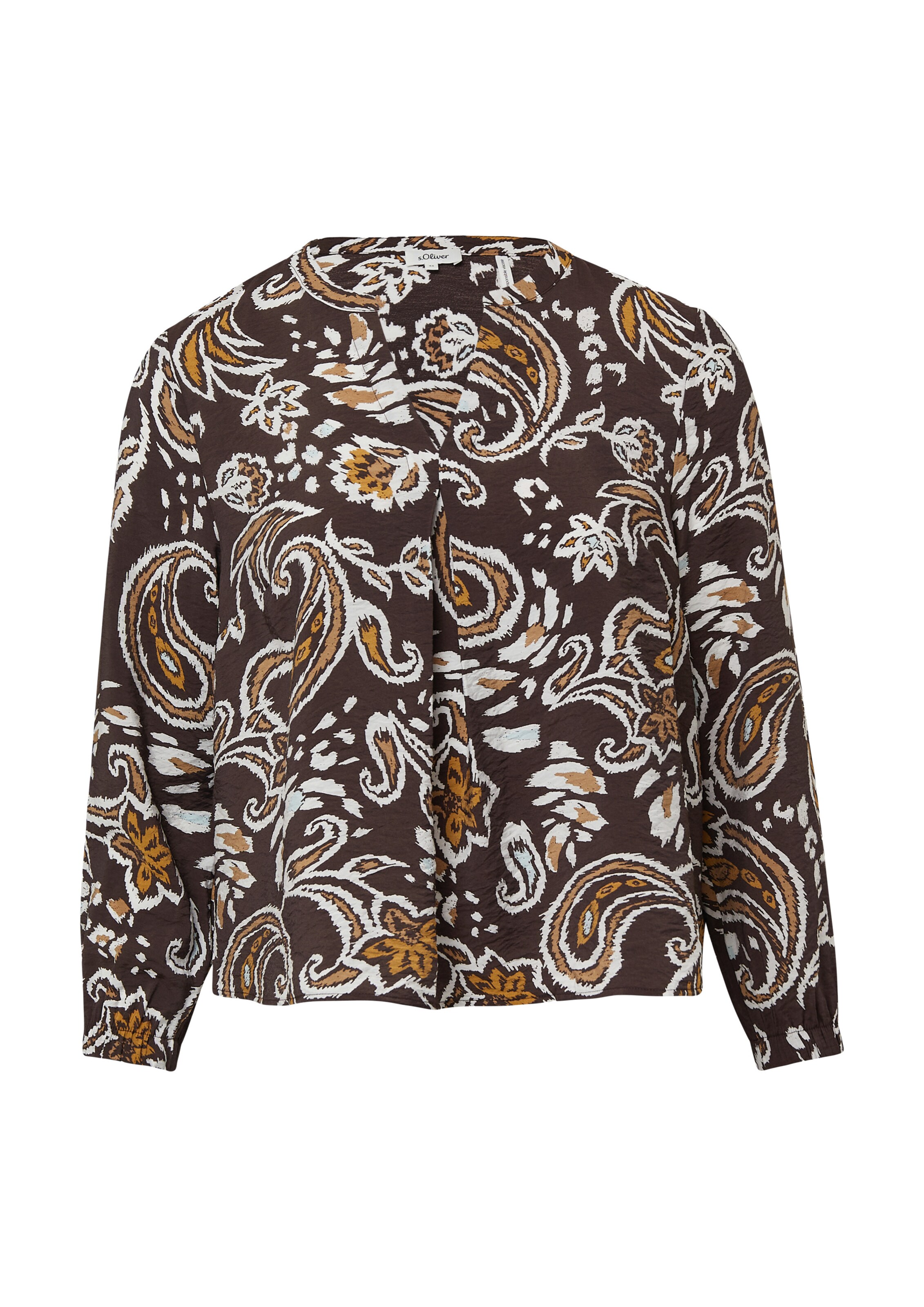 Chemisier s.Oliver en marron : devant