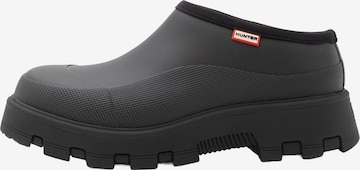 HUNTER - Botas de lluvia en negro: frente