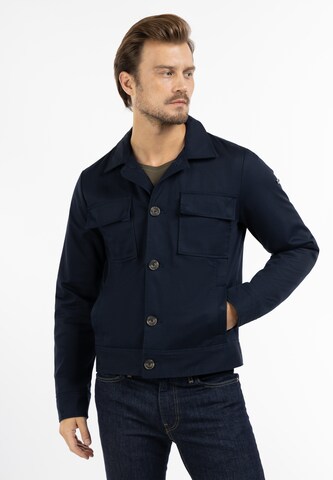 DreiMaster Vintage Between-Season Jacket in Blue: front