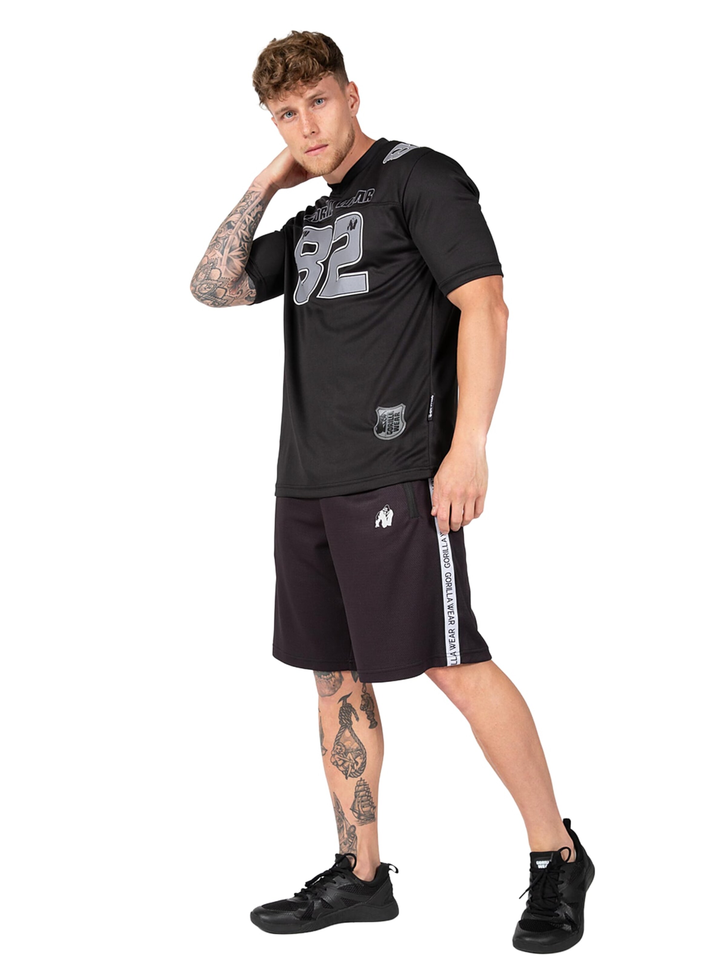 T-Shirt fonctionnel 'Fresno ' Gorilla Wear en noir
