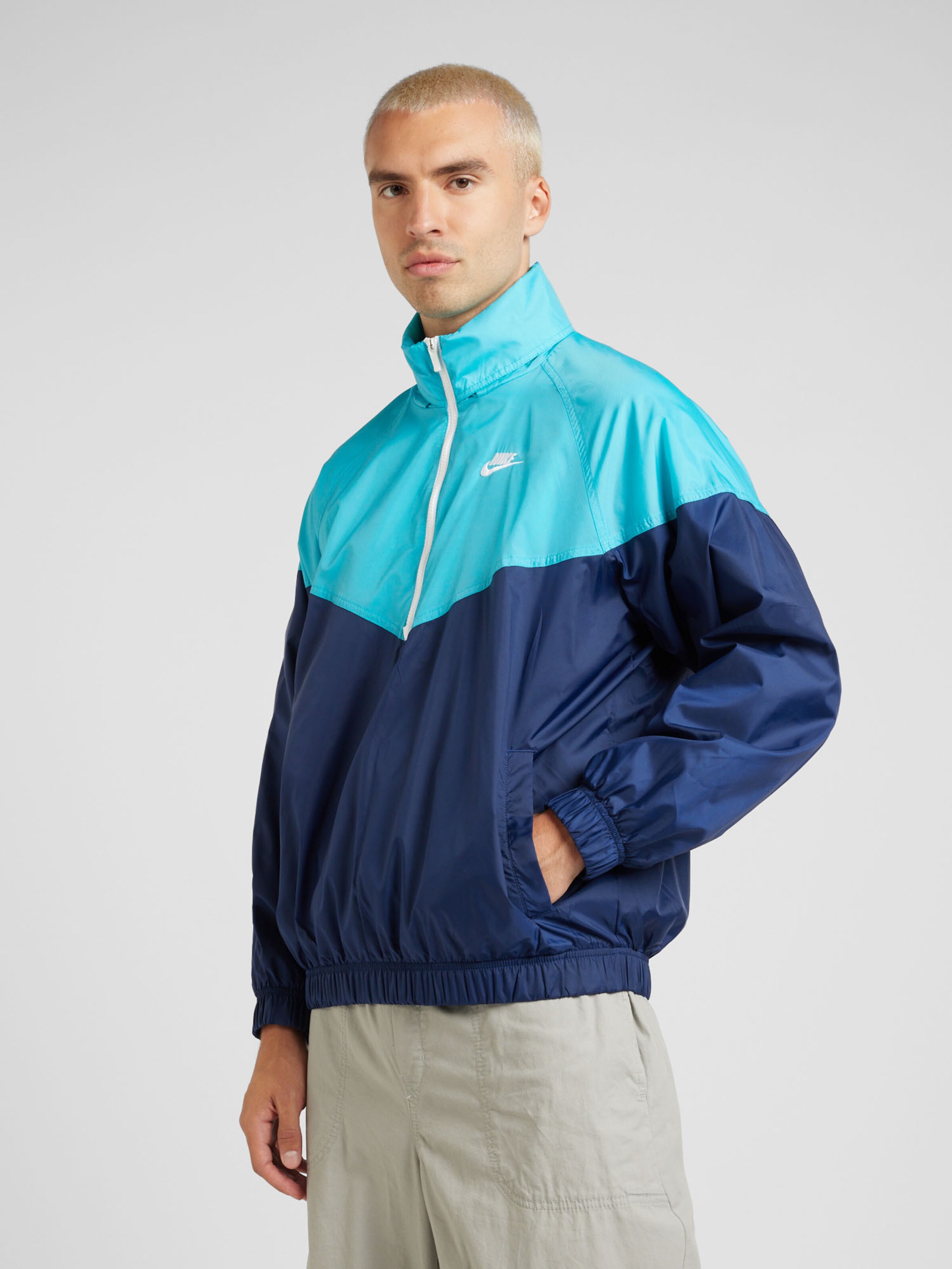Nike sportswear windrunner blue deals