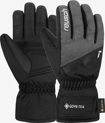 REUSCH Athletic Gloves 'Tommy' in Grey: front
