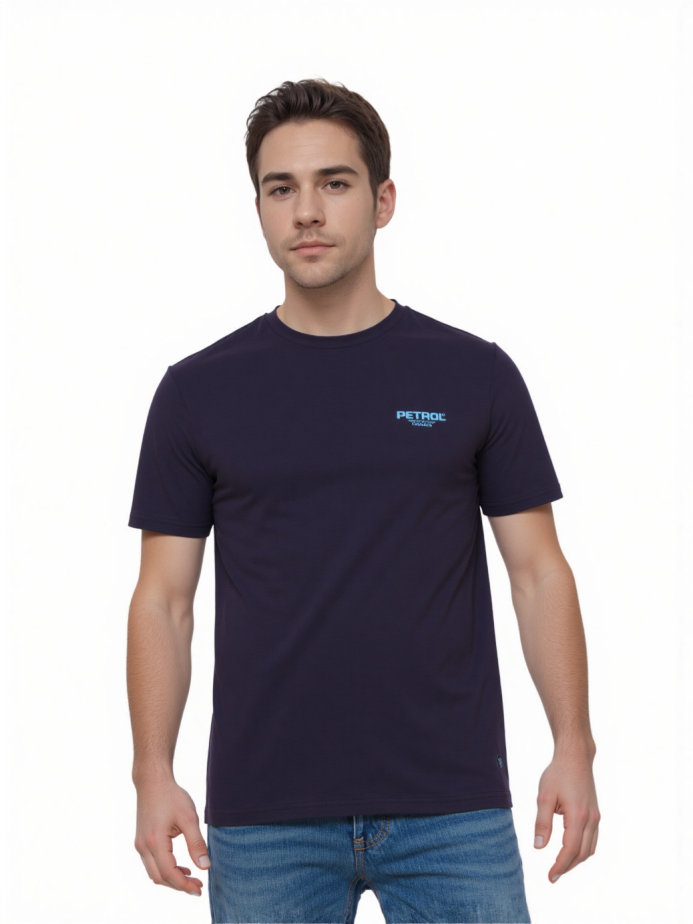 Petrol Industries Shirt in Blauw: voorkant