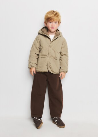 MANGO KIDS Övergångsjacka 'EDU' i beige: framsida