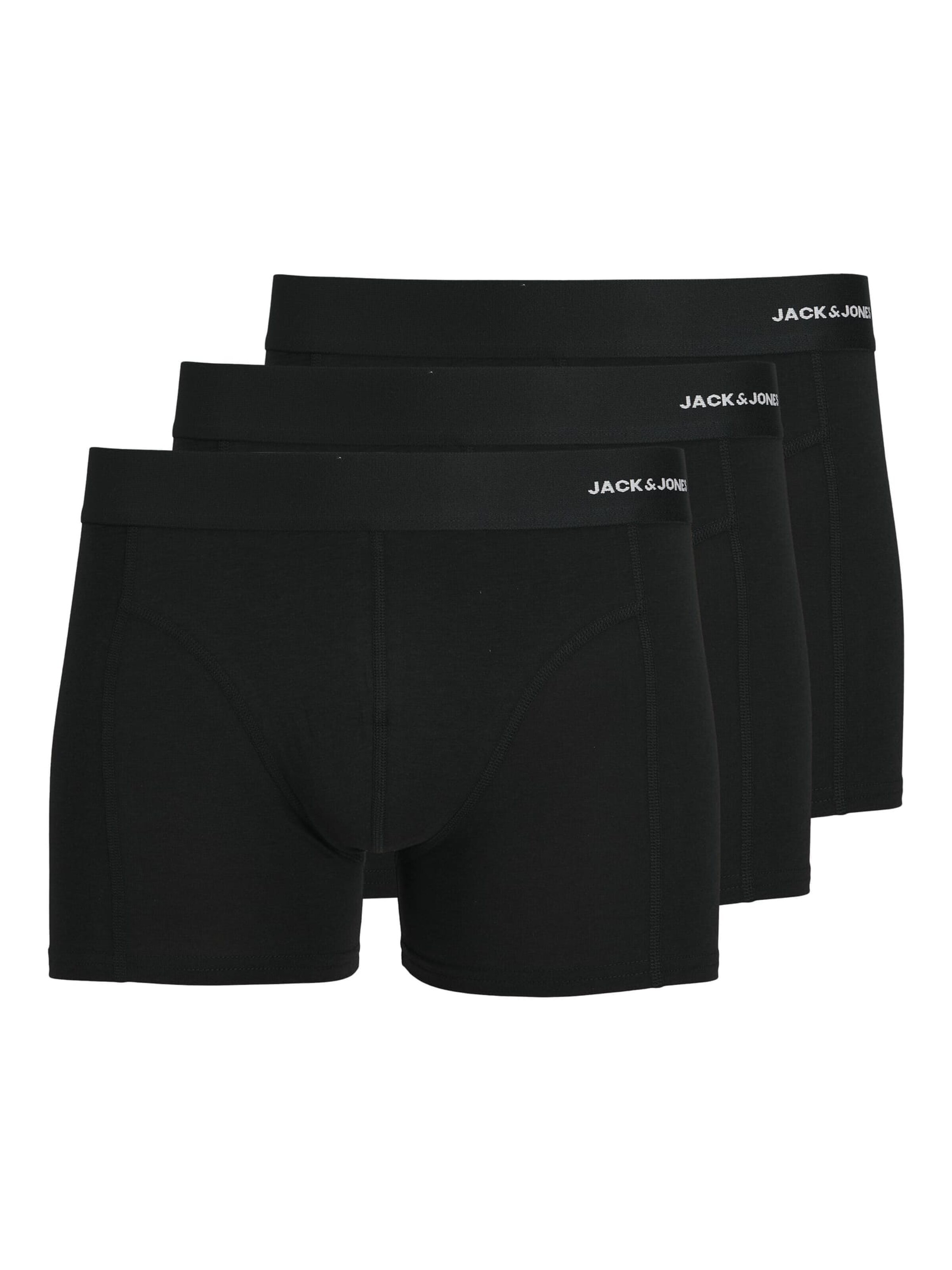 JACK & JONES Boxer shorts 'basic' in Black: front