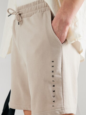 JACK & JONES Regular Trousers 'JPSTGordon Star' in Beige