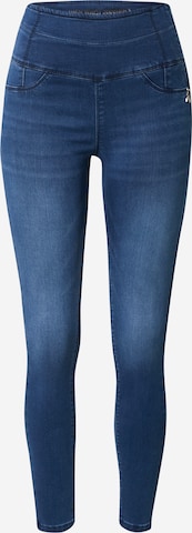 PATRIZIA PEPE סקיני ג'ינס בכחול: מלפנים