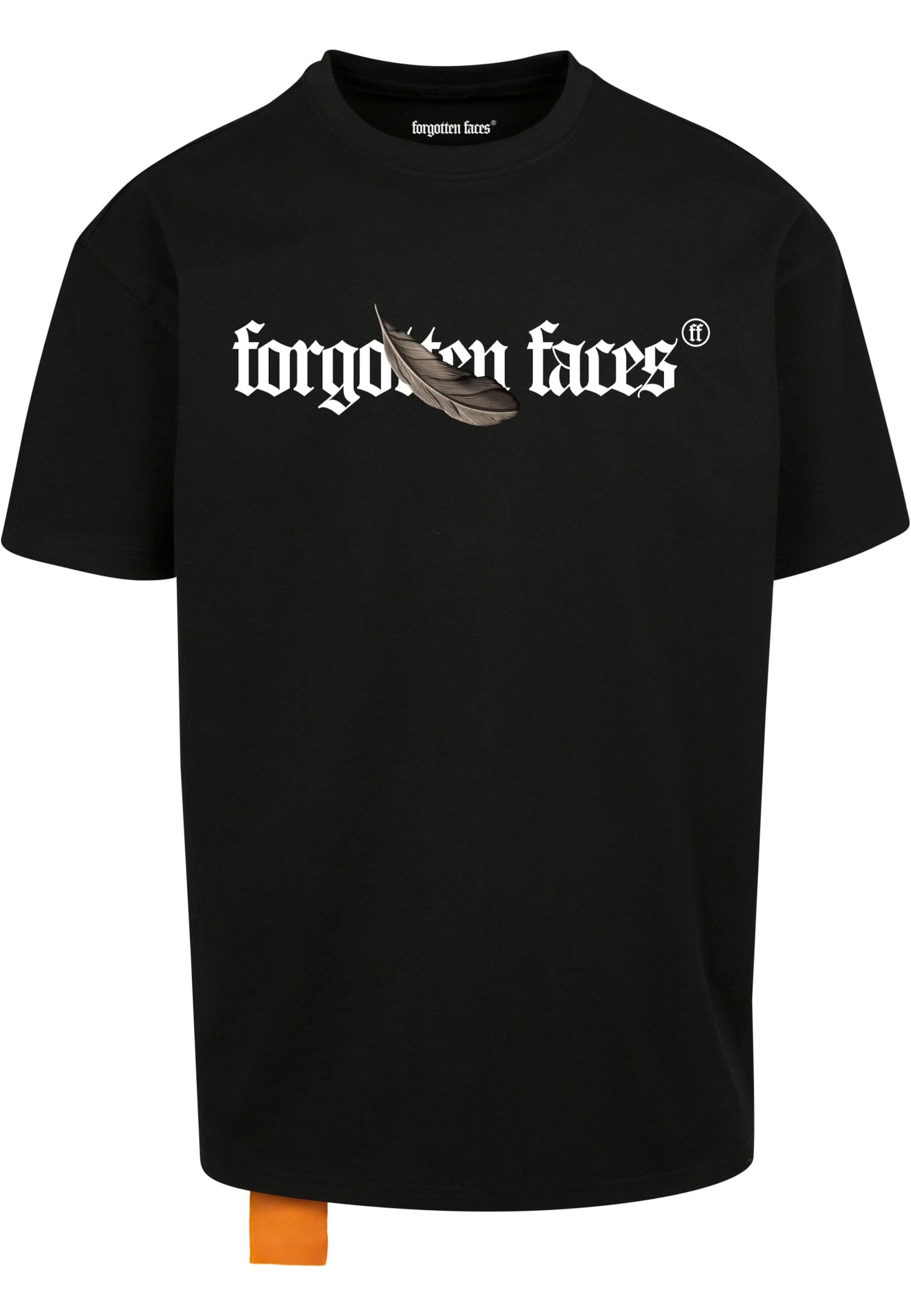 Maglietta 'Eagle' di Forgotten Faces in nero: frontale