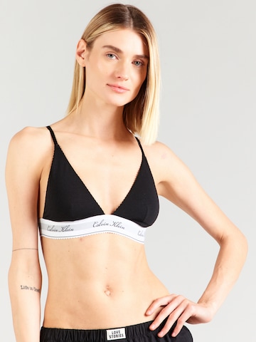 Calvin Klein Underwear Треугольник Бюстгальтер в Черный